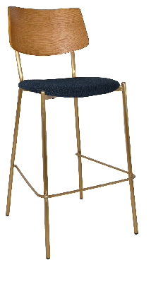 stool texas brass - light oak - gravity navy 