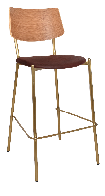 stool texas brass - natural - eastwood bordeaux 