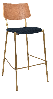 stool texas brass - natural - gravity navy 