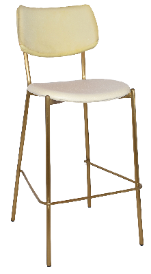 stool texas brass - unupholstered (back & seat) 