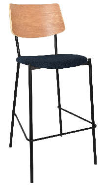 stool texas black - natural - gravity navy 