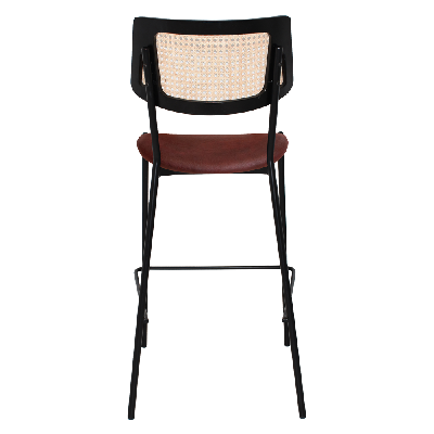 stool texas black - rattan black - eastwood bordeaux 