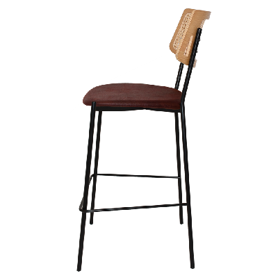 stool texas black - rattan natural - eastwood bordeaux 