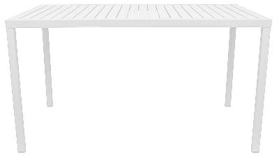 table cube 1400 x 800mm white 