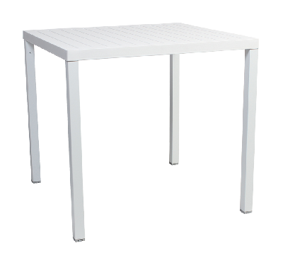 table cube 800mm white 