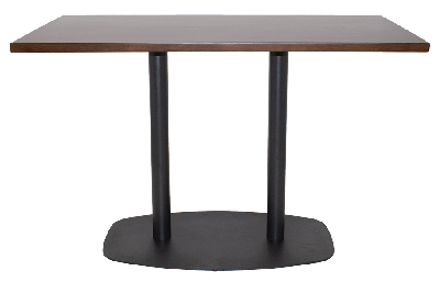 table arc 80x50 black - 1200x700 walnut 