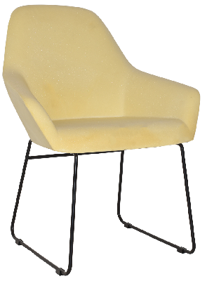 tub bronte sled black - unupholstered 