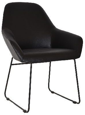 tub bronte sled black - vinyl black 