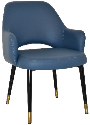 xl tub albury metal (slim) black brass - vinyl blue 