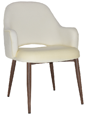 xl tub albury metal light walnut - unupholstered 