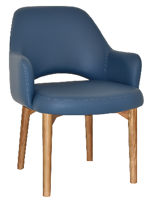 xl tub albury timber lightoak - vinyl blue 