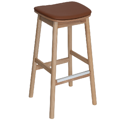 stool matilda no back natural - vinyl tan 