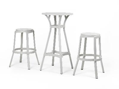 stool stack maxi 765 white gesso 