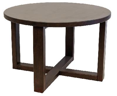coffee table chunk 700mm dark walnut 