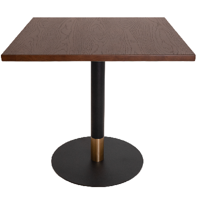 top timber grain sq 800mm dark walnut 