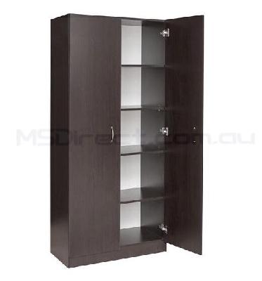new 2 door pantry linen storage cupboard / shelf wardrobe/ kitchen/ laundry