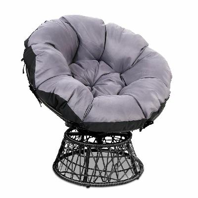 papasan chair - black 