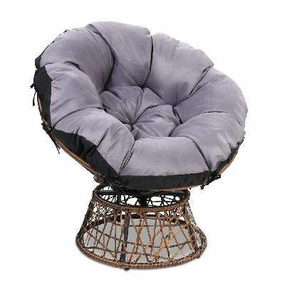 papasan chair - brown 