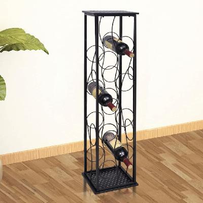 wine rack for 8 bottles metal 