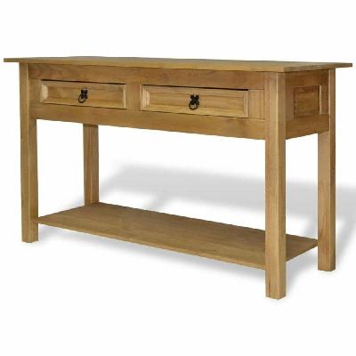 console table mexican pine corona range 90x34.5x73 cm