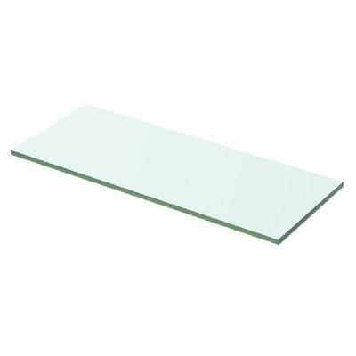 shelf panel glass clear 50x15 cm 