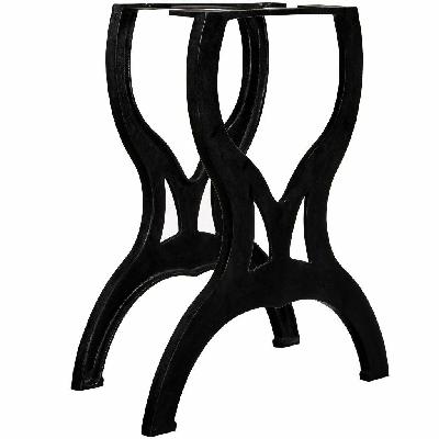 dining table legs 2 pcs x-frame cast iron