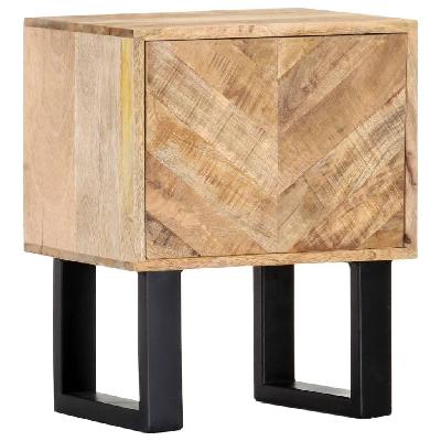 bedside cabinet 40x30x50 cm solid mango wood
