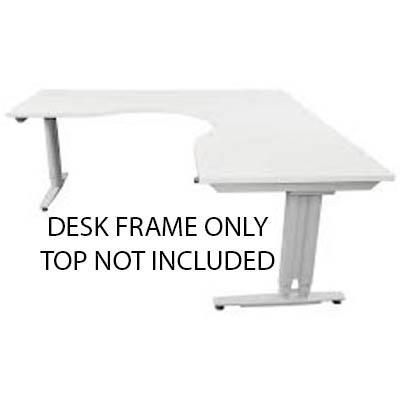 arise act2 electric corner workstation silver 