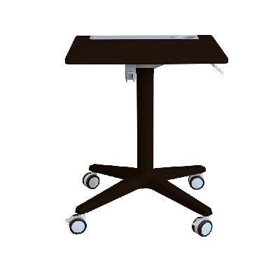 oslo mobile sitstand desk black 