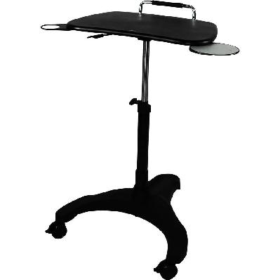 upanatom sit stand laptop trolley with mouse tray and cup holder 