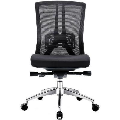 truman executive chair medium mesh back black 