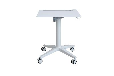oslo mobile sitstand desk white 