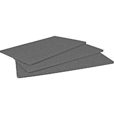 1700w 350h x 9mm cleanscreen charcoal 