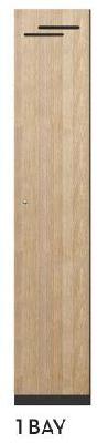 dd melamine board 1 door lockers1 bay of 1 door locker 300mm (w)