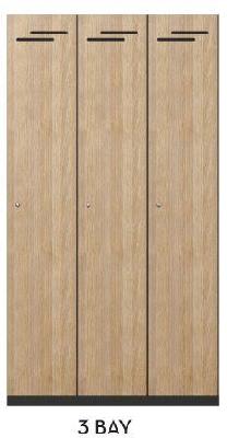 dd melamine board 1 door lockers3 bays of 1 door locker 900mm (w)