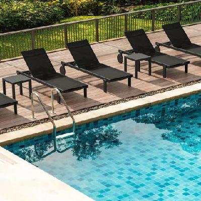 fl casablanca hospitality stackable sunloungerwhite frame taupe seat