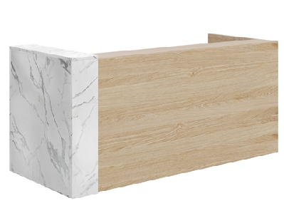 dd merri boxer premium reception counter 1800w x 850d x 1100h / right 