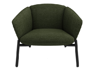 dd lexi fabric upholstered breakout chair dark green 