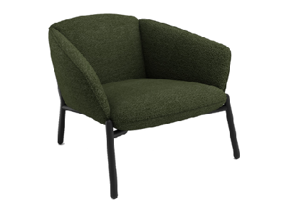 dd lexi fabric upholstered breakout chairdark green