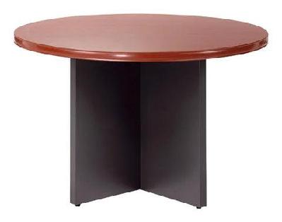 gp omsystem commercial office round meeting tablecherry/ ironstone / d900 x h720mm
