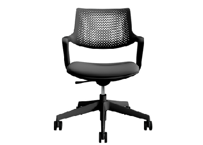 dd loki fabric upholstered seat boardroom chairblack