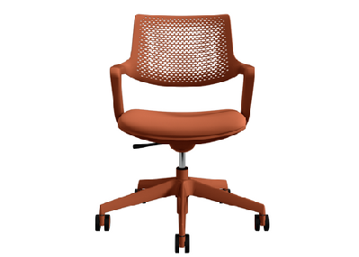 dd loki fabric upholstered seat boardroom chairrich clay