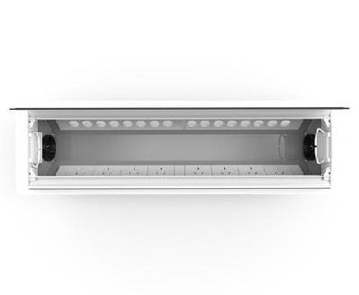 cm in-desk module8 gpo & 8 data / white
