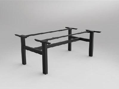 ol agile desking frame to suit 2 worktopsblack / w1800 x 750 mm