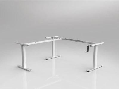 ol agile winder height adjustable 90 degree workstation frame black / right hand 