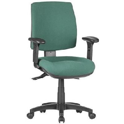 st alpha low back task chair with arms and seat slider loop
