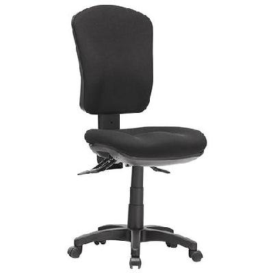 st aqua fabric upholstered task chairhigh back / without arm rest