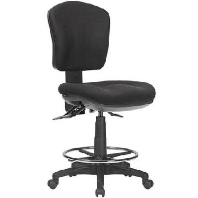 st aqua fabric upholstered drafting chaird-200