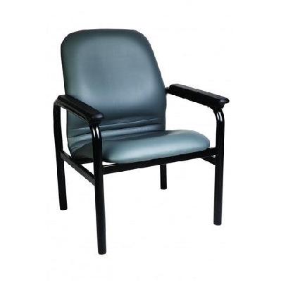 ma ambassador single armchair with pu arms other powder coated colours / house charcoal 