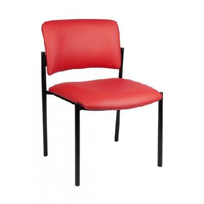 ma belmont upholstered stackable side chair flame 
